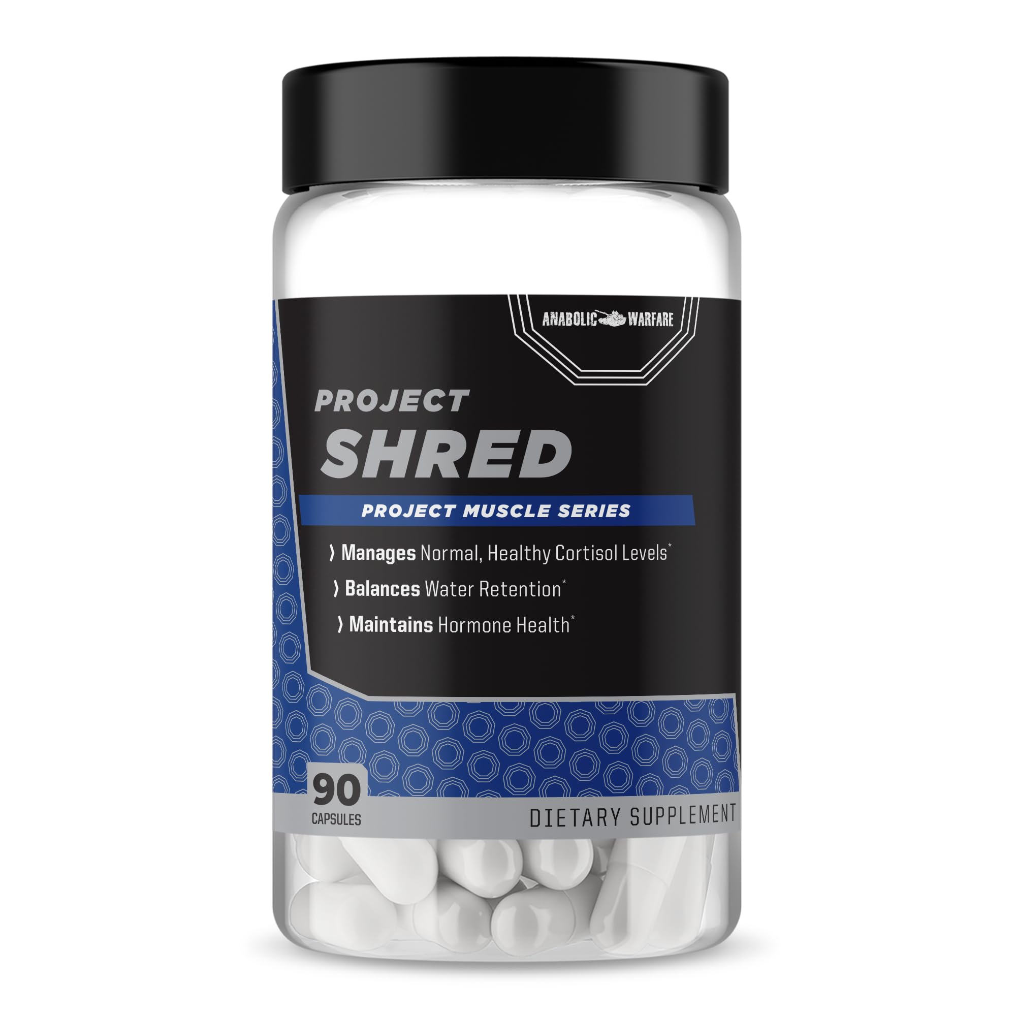 Project Shred, Manage Normal Healthy Cortisol Levels & Water Retention, Body Recomposition Formula, Made with Botanicals*
