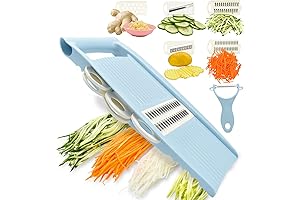 5-in-1 Mandoline Slicer: The Ultimate Carrot Slicer Tool for Kitchen Efficiency