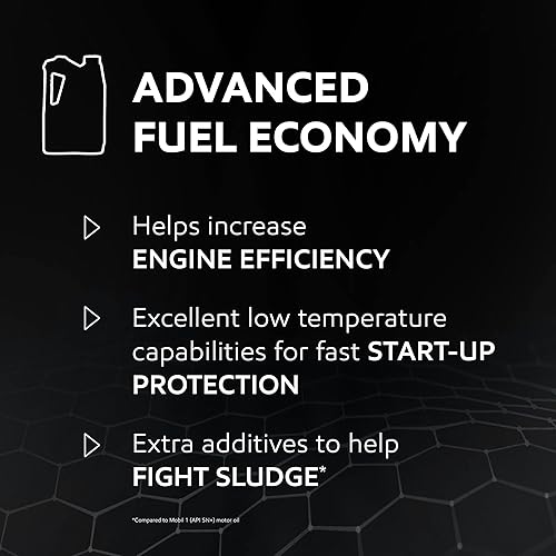 Miniatura 8 de Mobil 1 - Aceite sintético Advanced Fuel Economy 0W-30 para motor, 5 cuartos de galón