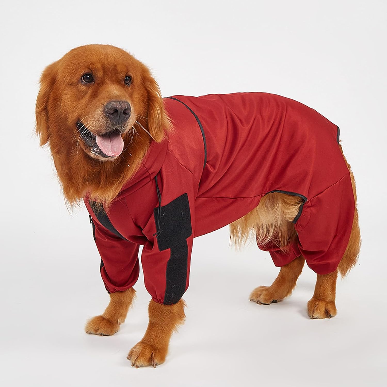 Pet Dog Raincoats Suitable for Large and Small Dog Clothes Windproof and Puppy Rainwear Pet Rainwear