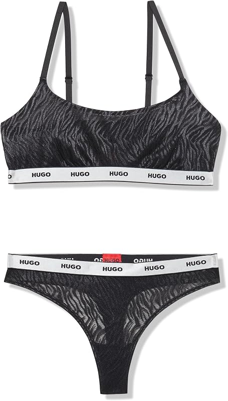 Women's Lace Bralette and Thong Gift Set