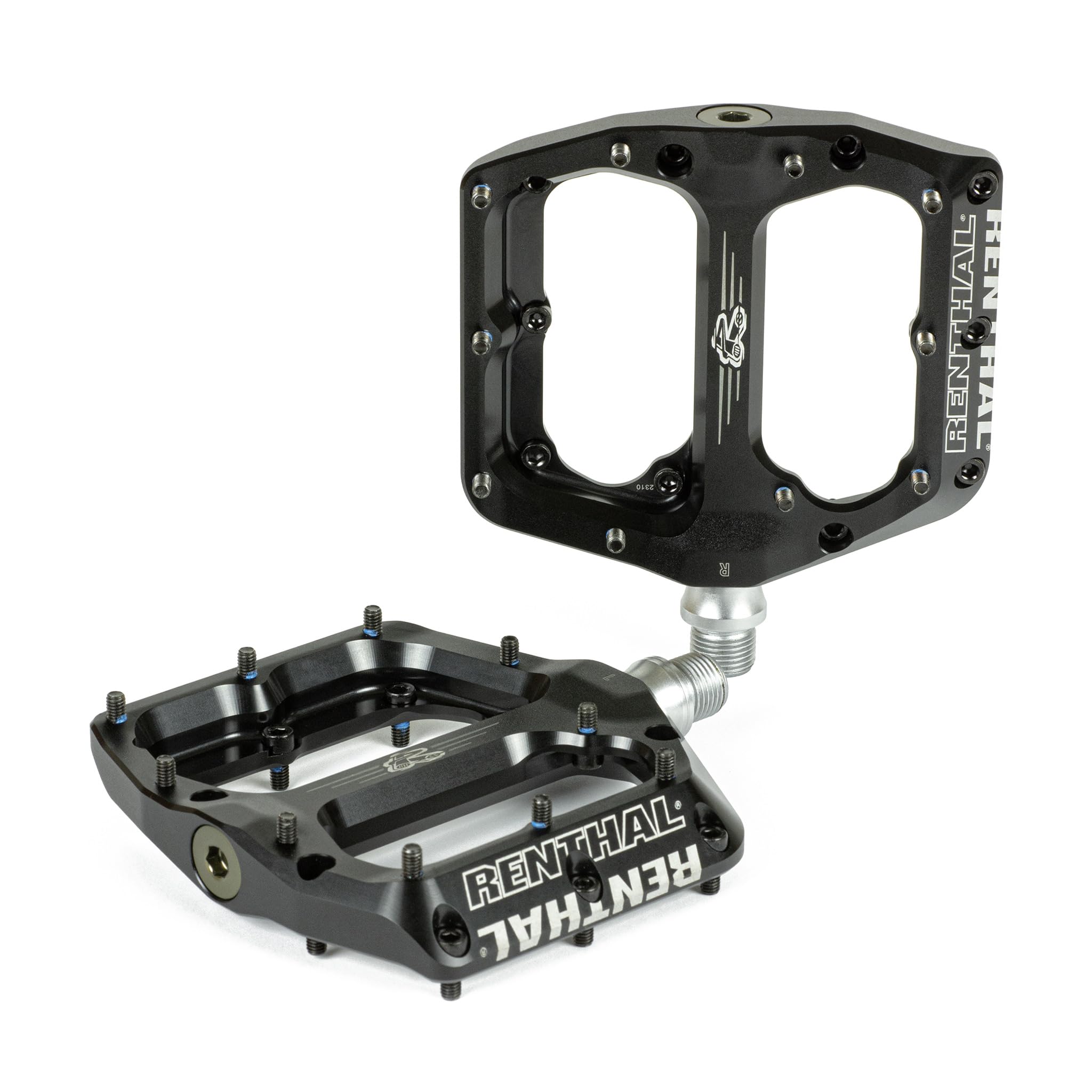 Renthal Revo-F Flat Pedals Black, One Size