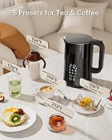 Vista 3 de Electric Kettle with Temperature Control, 1.7L Stainless Steel Hot Water Kettle, 5 Presets for Tea & Coffee, 2H Keep Warm, Fast Boil, Auto Shut-Off