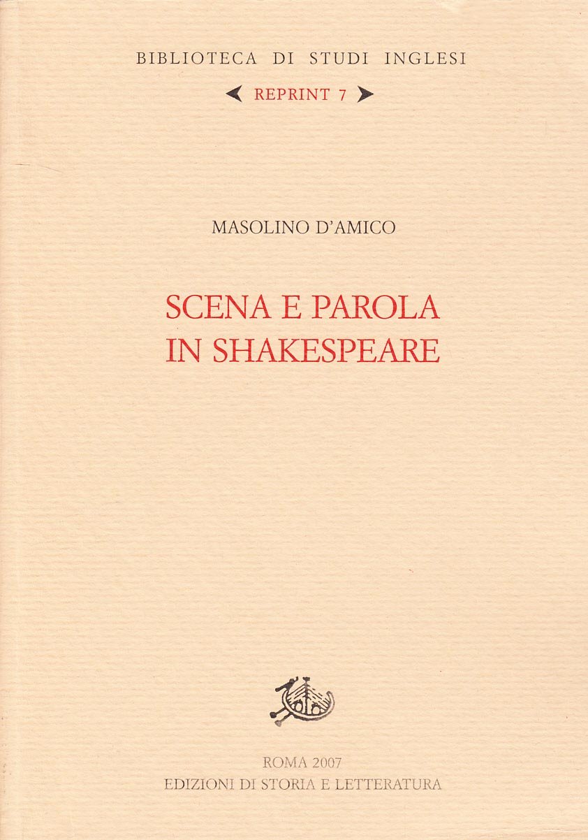 Scena e parola in Shakespeare