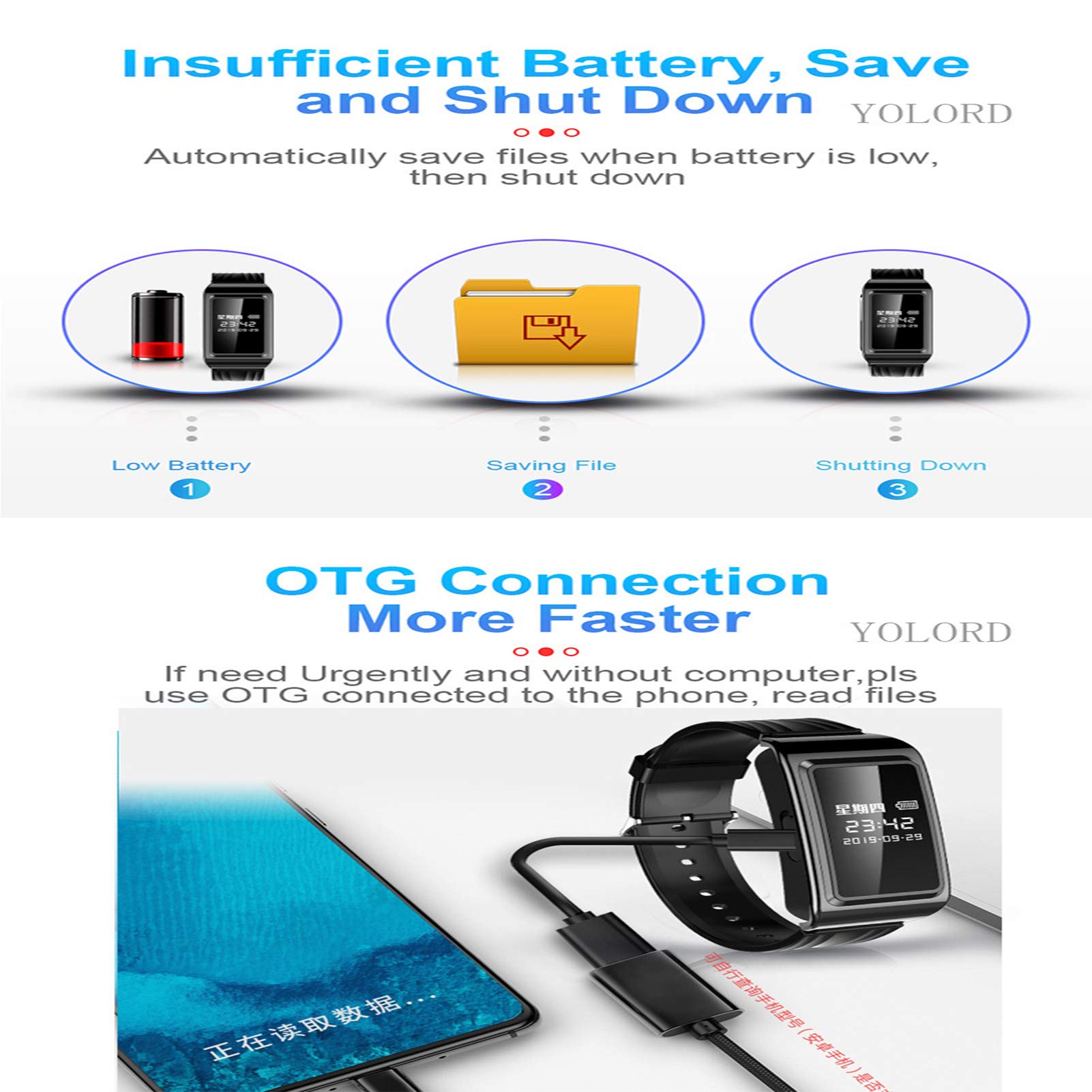 Pulsera Inteligente HD Grabadora 1080P Cámara Espía Oculta Portátil,Prevención Evidencia De Un Crimen Grabación Reloj Deportivo,Cámara Espía Reuniones De Negocios,Evidencia Smartwa-Negro 128 GB…