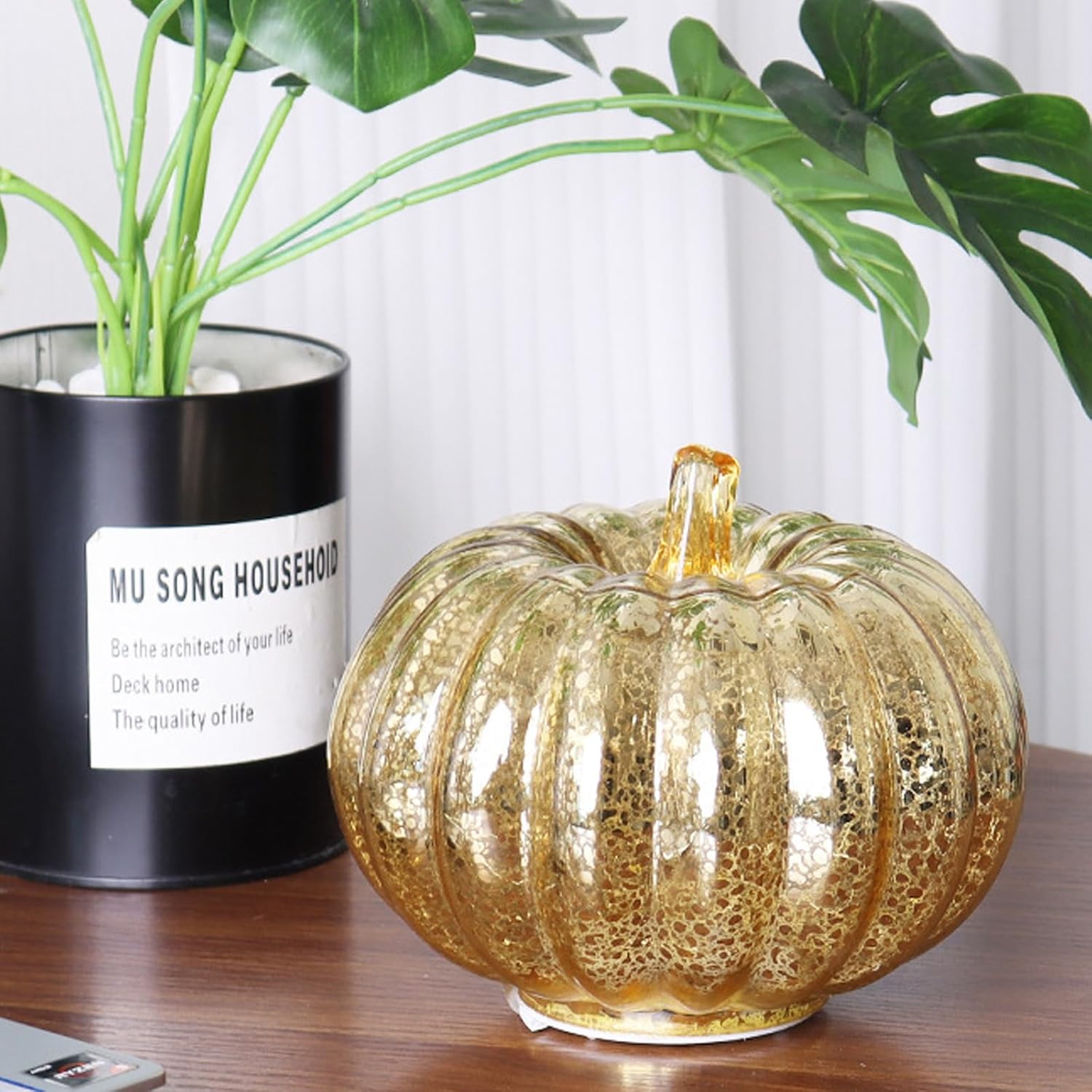 Töklámpás asztali dekoráció