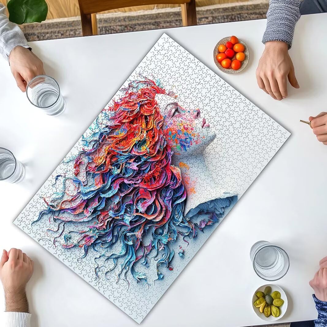 Puzzle Diosa, Puzzle 3000 Piezas, Rompecabezas, Regalo Mujer, Decor -8562