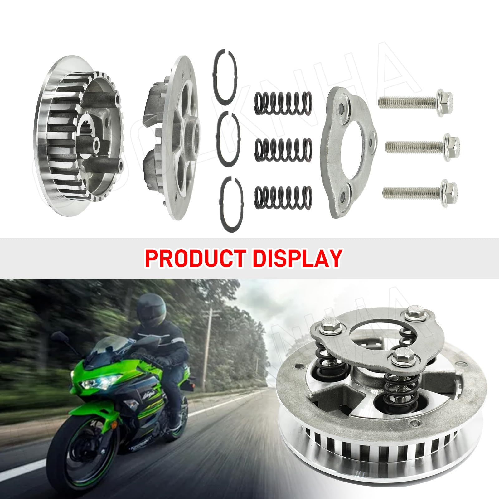 Clutch Center Inner Hub & Outer Pressure Plate Compatible with