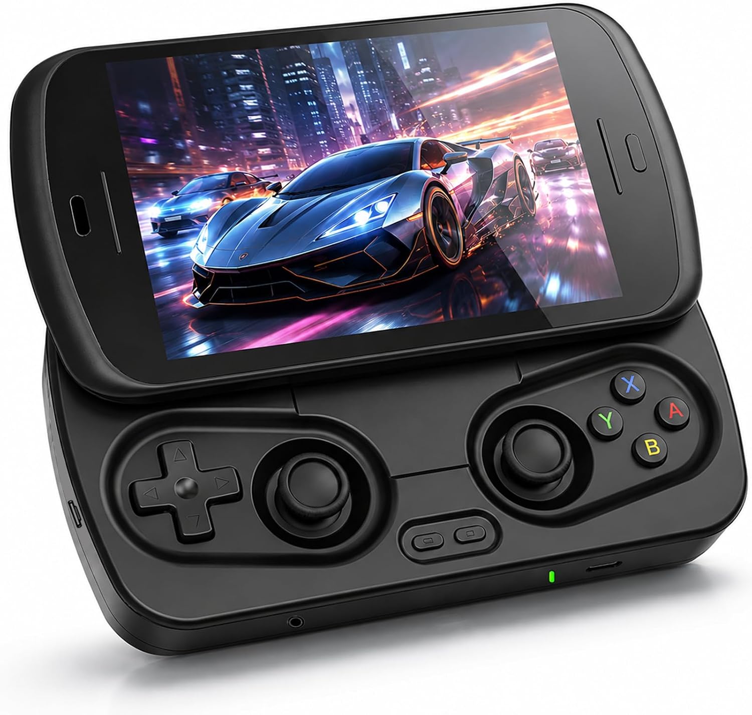 RG Slide Retro Handheld Console,Portable Android Gaming Console for Travel and Home Entertainment,4.7 Inch 120Hz Touchscreen,Unisoc T820,Hall Joystick,WiFi Bluetooth,AI Assistant,8GB+128GB
