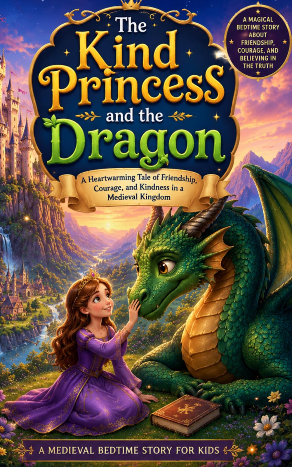 The Kind Princess and the Dragon: A Heartwarming Tale of Friendship, Courage, and Kindness in a Medieval Kingdom (Medieval Bedtime Stories for Kids - Book 2)