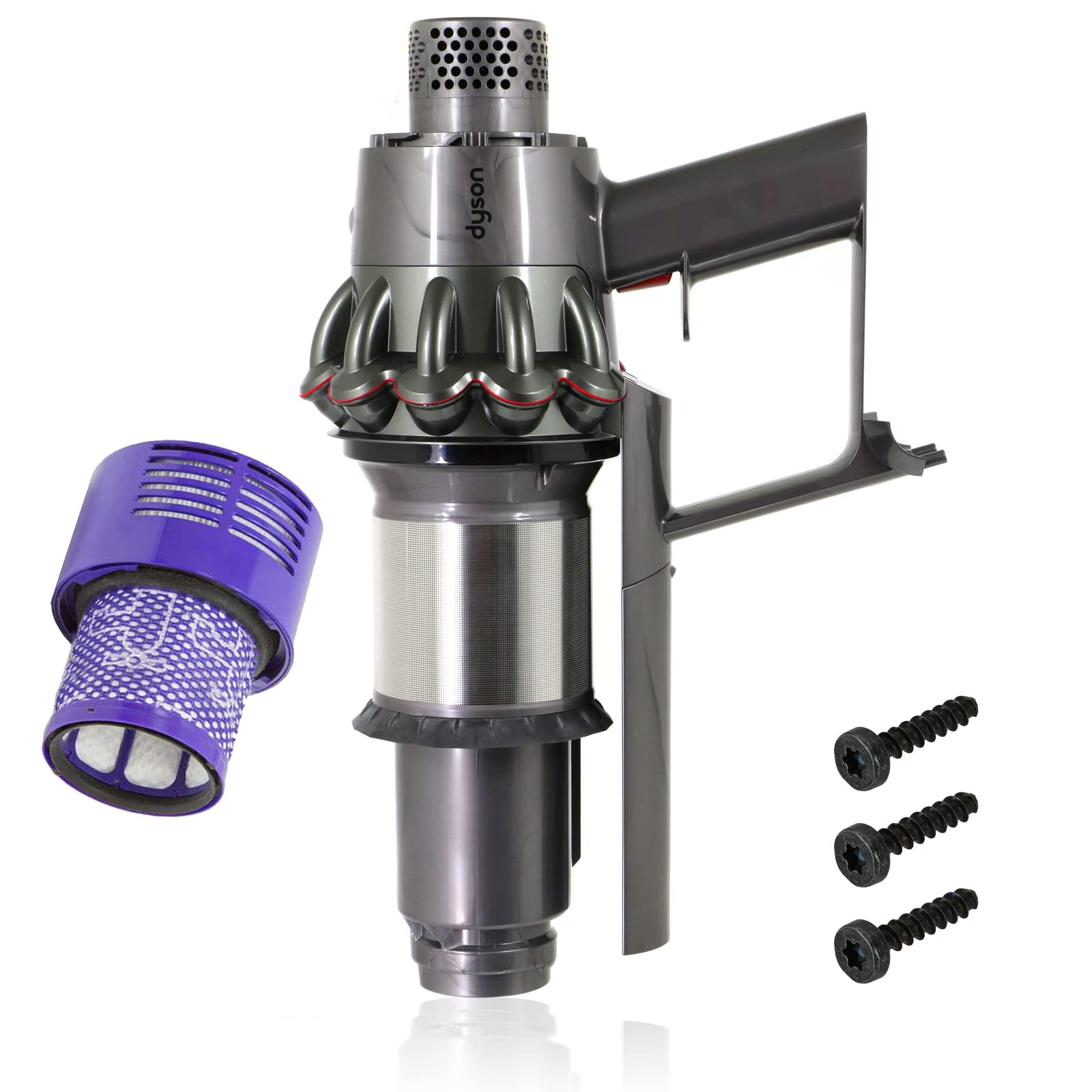 Spares2go Cyclone Motor Body compatible with Dyson V10 Animal Absolute SV12 Big Body Vacuum + Filter