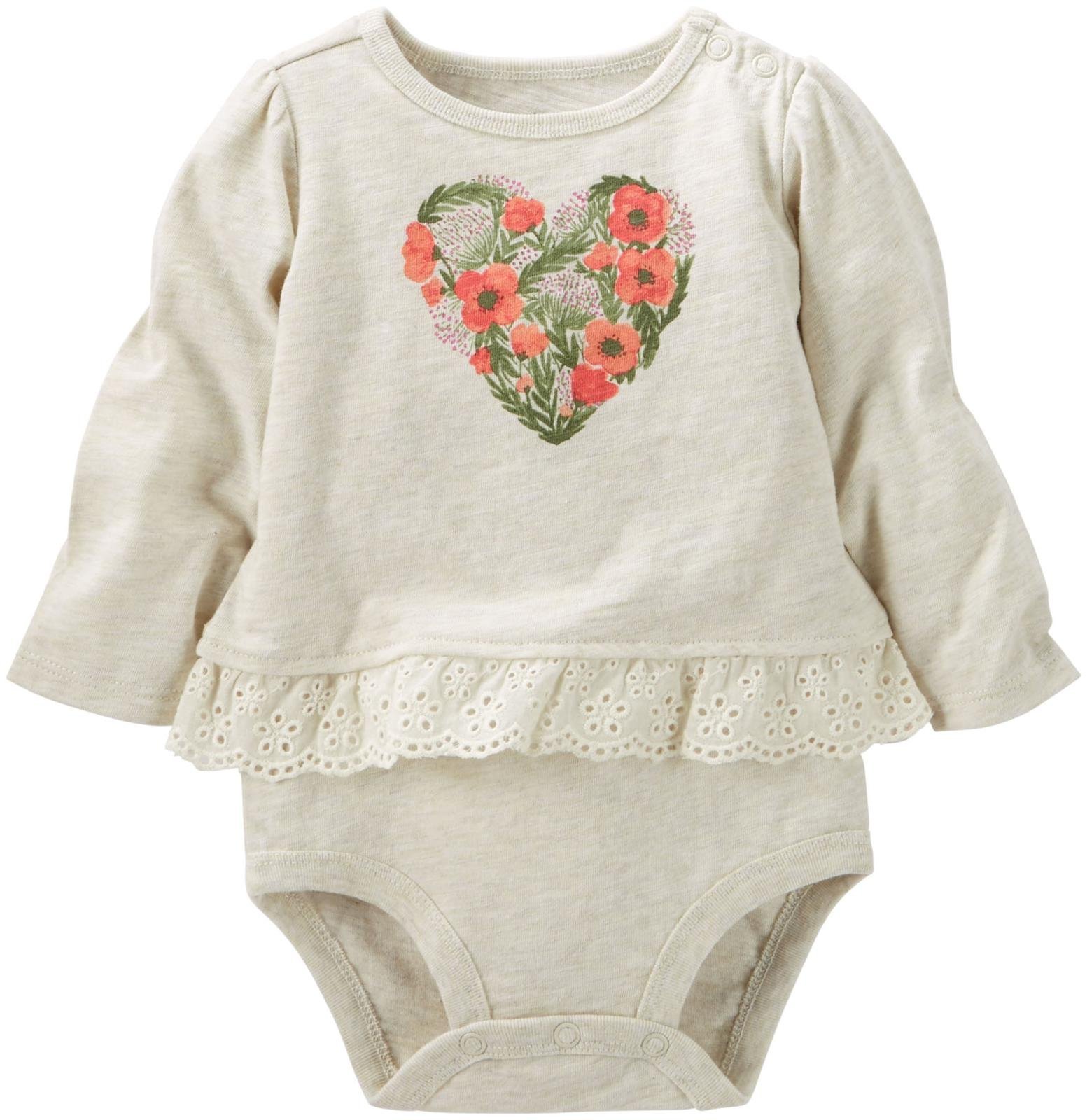OshKosh B'Gosh Pojedyncze body dla dziewczynek 11523011