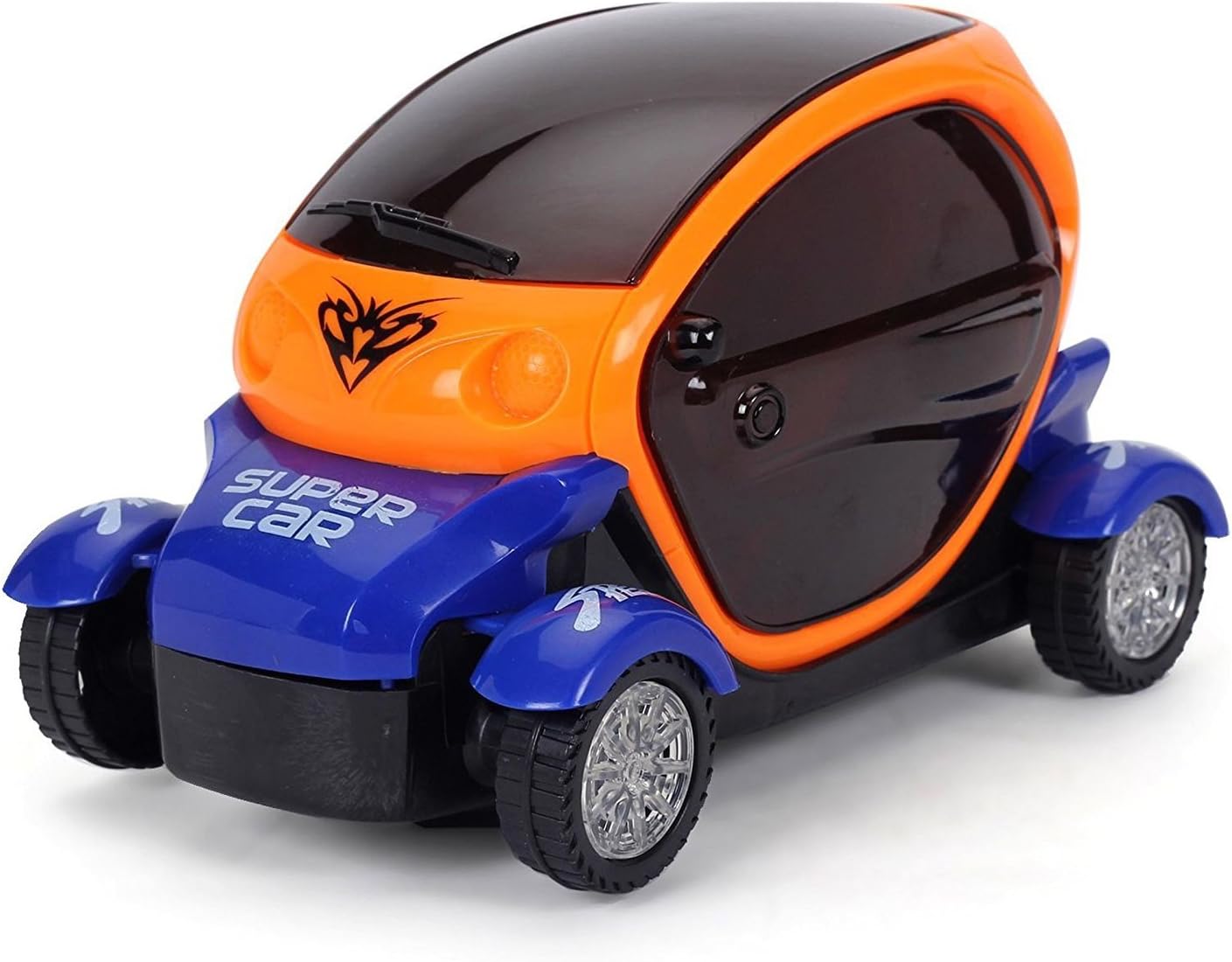 3D Cartoon Car with Light and Music Toy for Kids