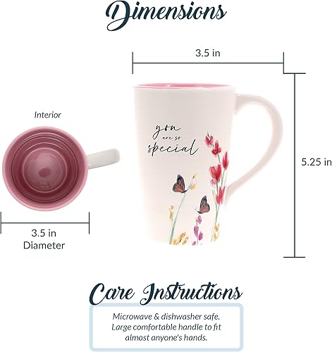 Miniatura 7 de Pavilion - Someone Special - Taza de café de 17 onzas, taza con patrón floral, idea de regalo para el día de la madre, regalo de cumpleaños para