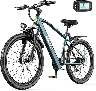Bicicletta elettrica con batteria da 42 V, 10 Ah, 13 Ah, 546 Wh, portata 25 km/h e 100 km, bicicletta elettrica per adulti con cambio a 21 marce, Ebike per Urban Touring