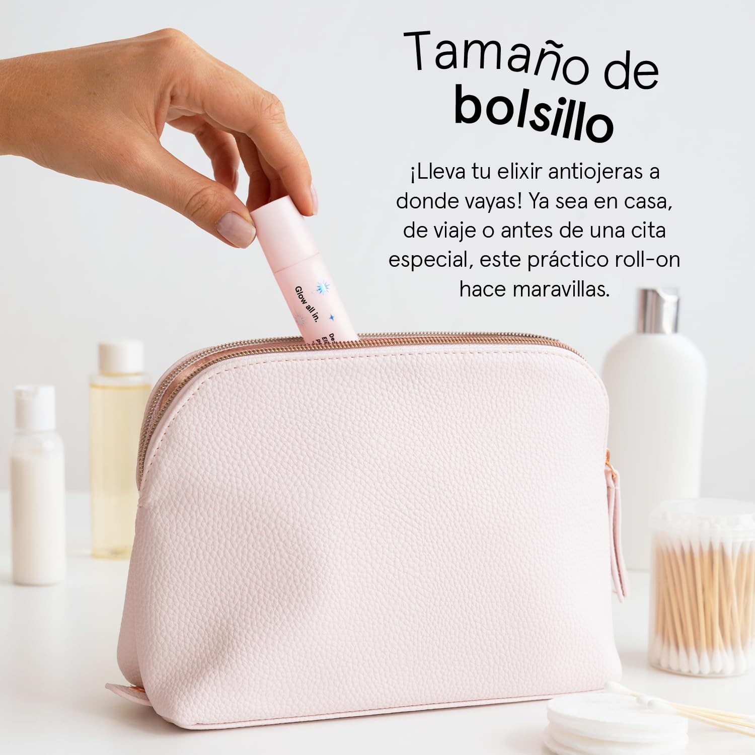 grace & stella Contorno de Ojos Roll On Antiojeras - Sérum Retinol y Cafeína Ojos, Líneas de Expresión y Arrugas - Tratamiento Hidratante Iluminador - Producto Vegano No Testado en Animales (15ml)