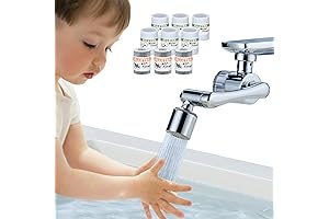 thefilterbaby Water Filter for Sink 1080° Rotating Faucet Extender Aerator