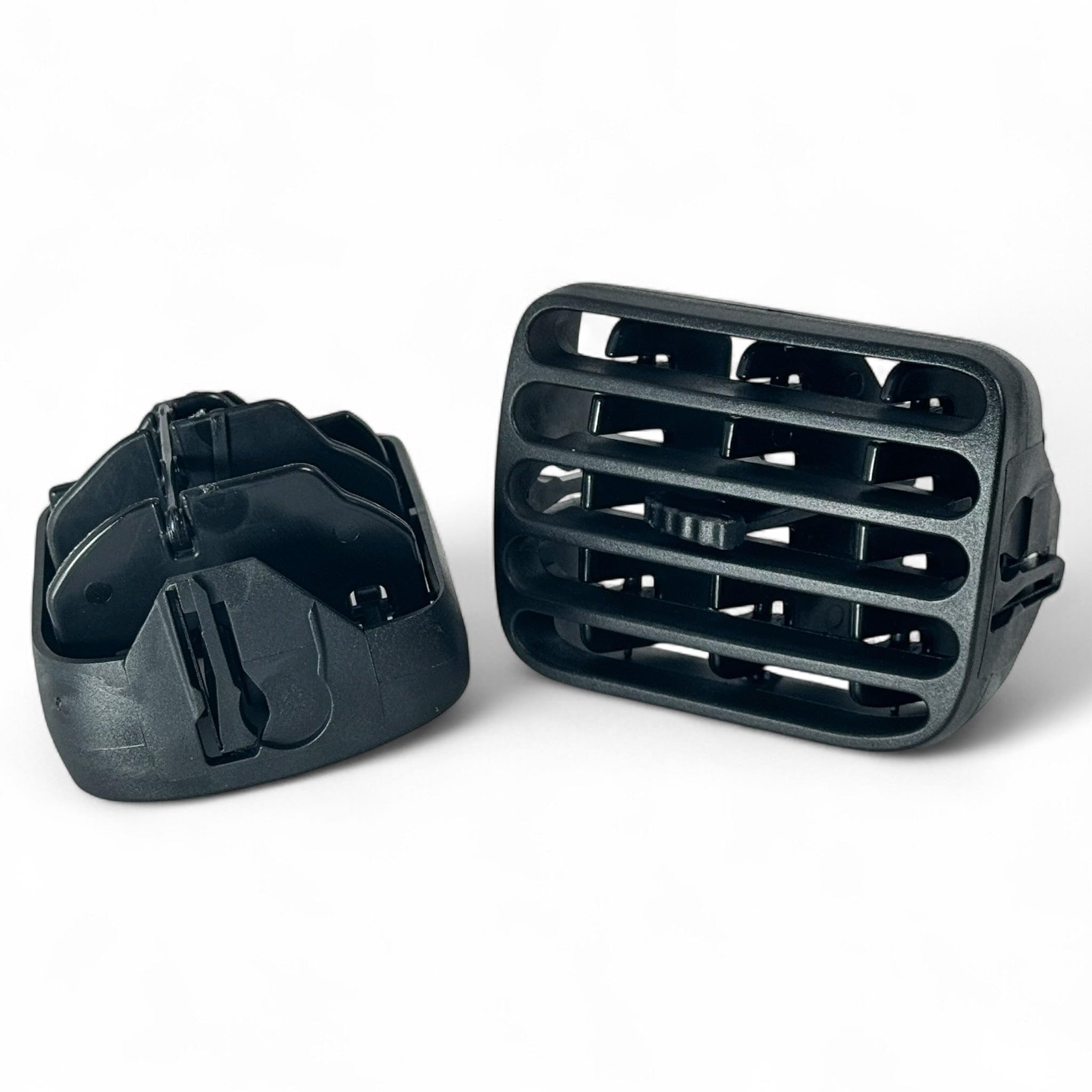 Set di 2 griglie di ventilazione anteriore centrale sinistra e destra per cruscotto compatibili con Renault Clio II e Thalia I OEM: 7702258279 7702258280