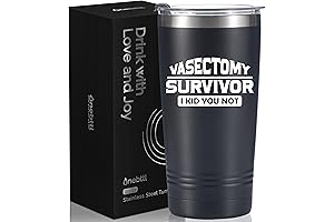 Vasectomy Survivor Care Package: Hilarious Tumbler and Support Package