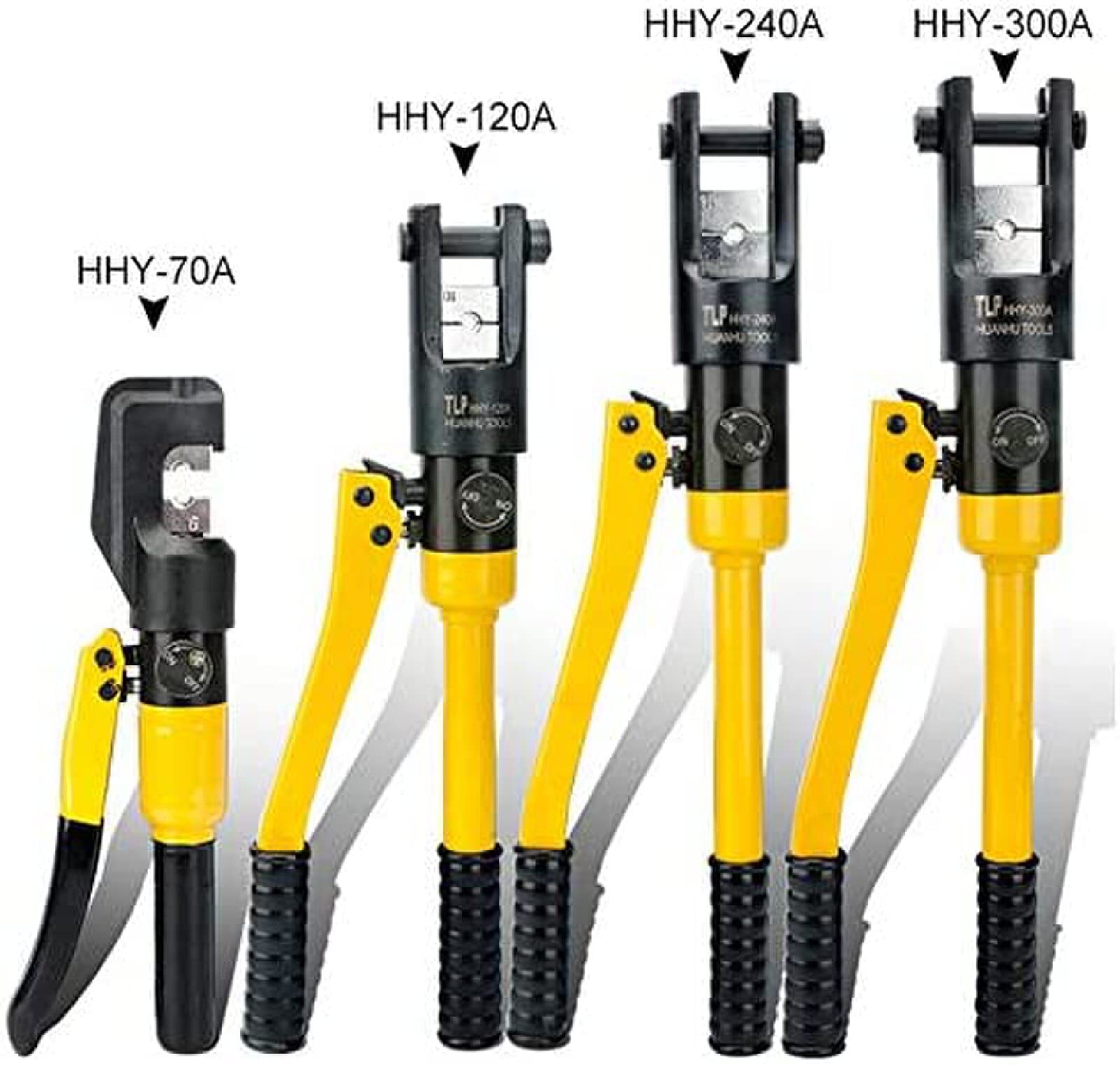 Amazon | 7-11トン油圧圧着機、圧着ダイス付き、電線スリーブ、ラグ