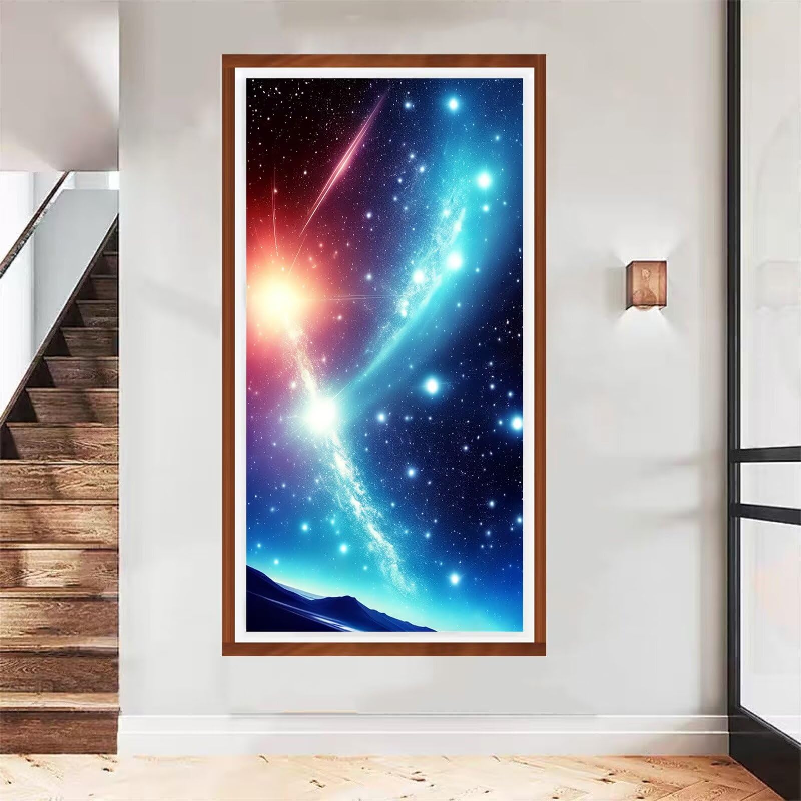 Diamond Painting Étoile Bleue : Sublimez votre Salon avec ce Grand Kit DIY