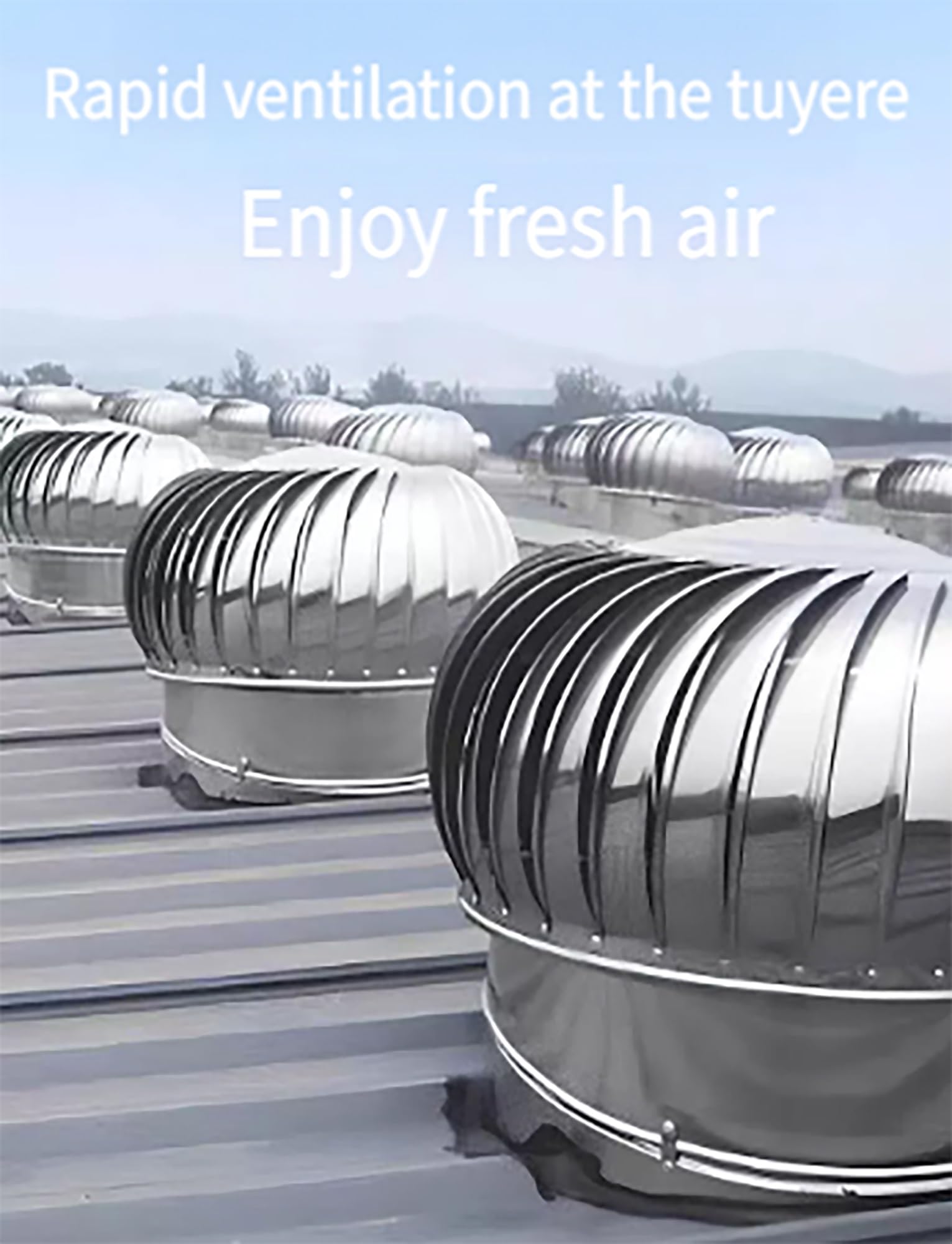 Tapa giratoria para chimenea, rejilla de ventilación giratoria de acero inoxidable para chimenea y techo, protección contra la lluvia