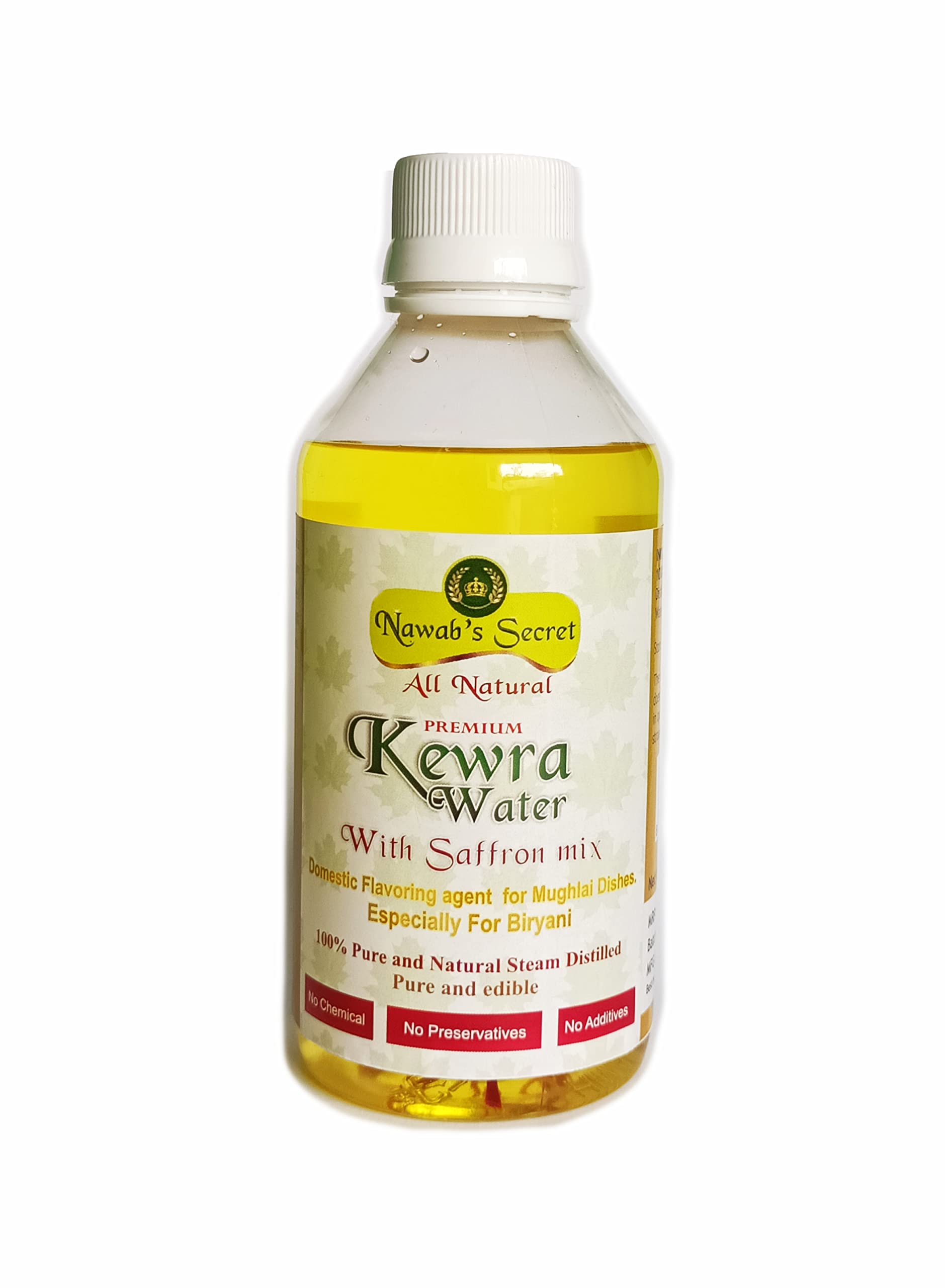 Nawabs Secret Saffron Kewra Water 400 ml(Pack of 2 * 200ml) - Essence for Biryani and Mughlai Dishes-100% Natural (B0C45G4935) Amazon Price History, Amazon Price Tracker