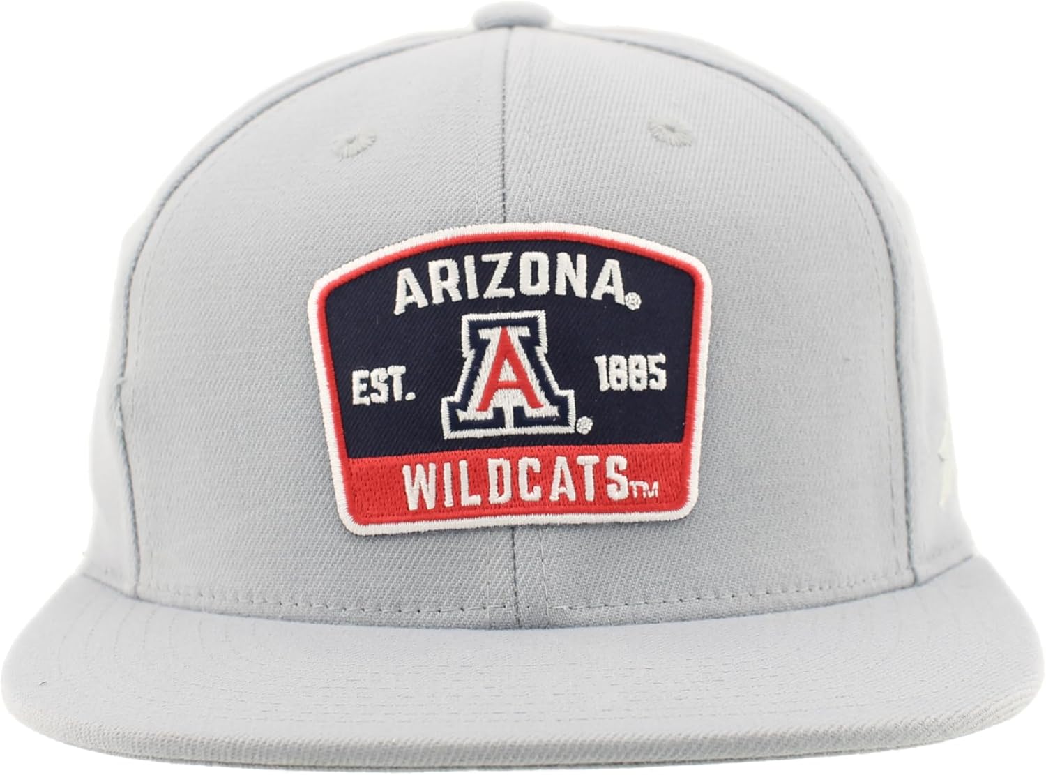 ZHATS Standard NCAA Officially Licensed Fitted Hat M15Z Switchback Light Gray, Grey, Large - Image 2