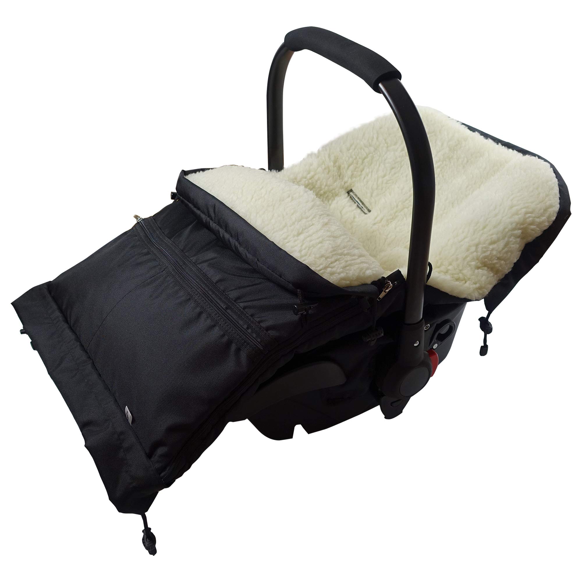 Bergsteiger Fußsack, Kinderwagen Winterfußsack 5-in-1, Gurtschlitze, für Babyschale, Babywanne, Sportwagen, Öko-Tex 100, Bergsteiger Kinderwagen-Zubehör