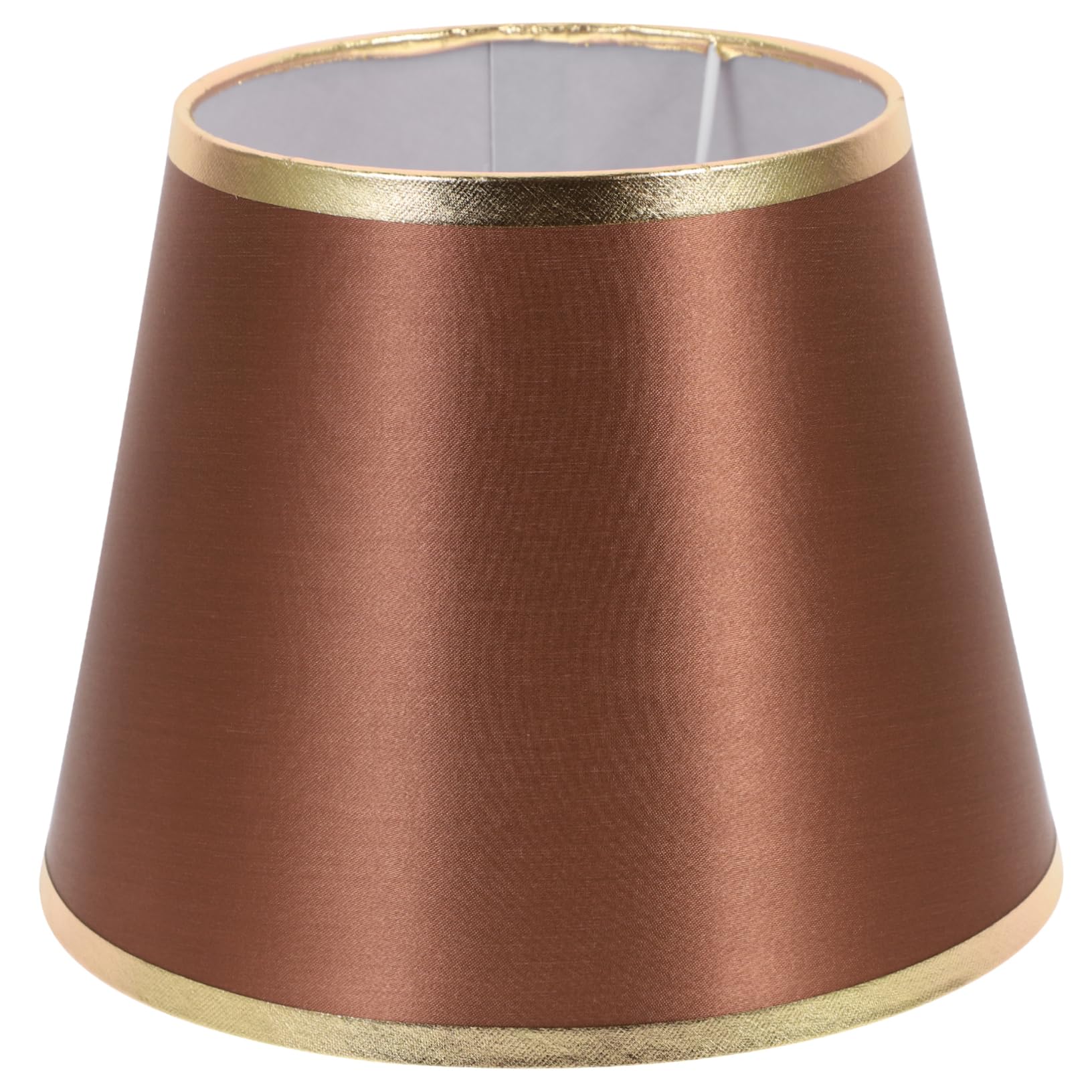 Runder Lampenschirm E27 aus Gewebe in Coffee, Ersatz