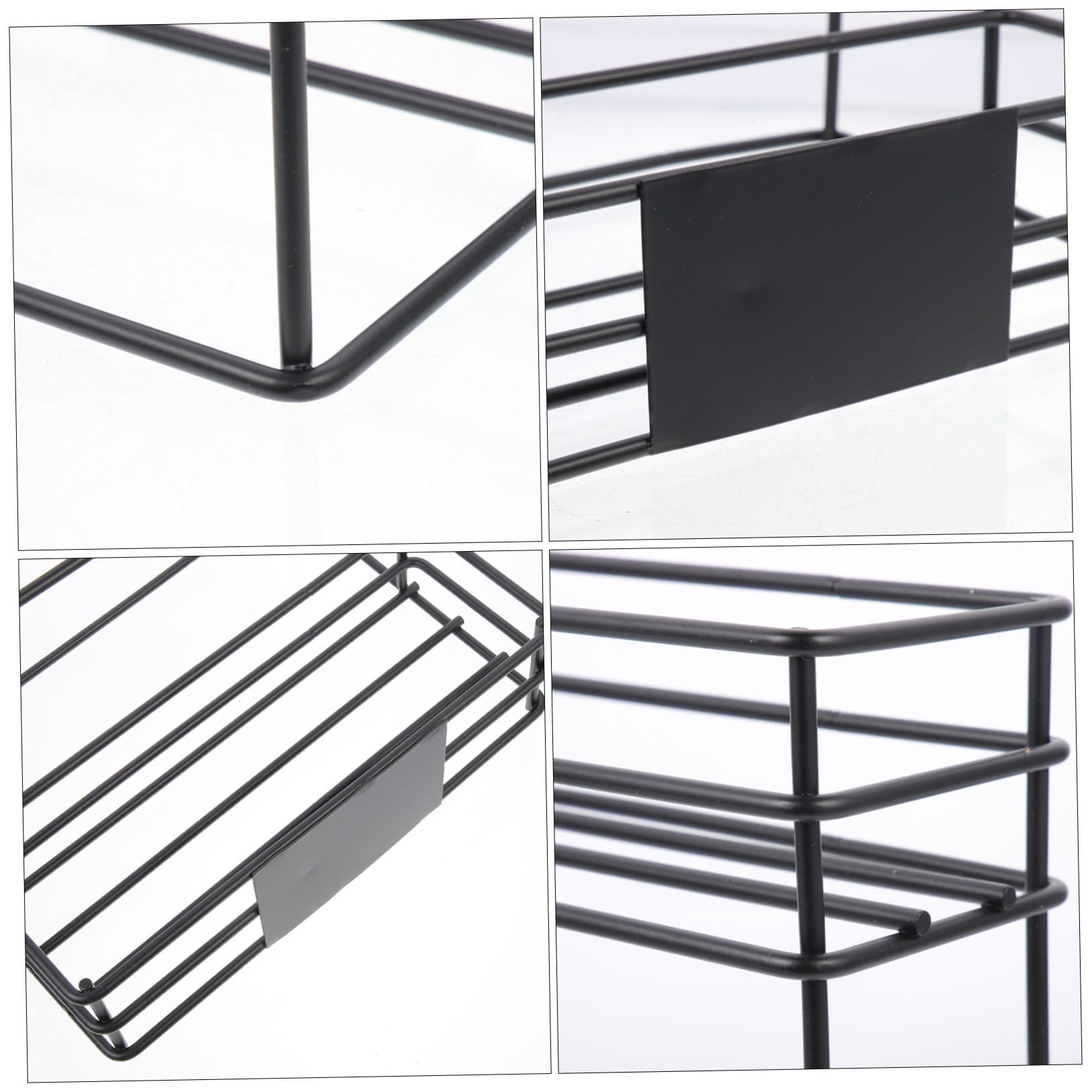 MOLUCKFU Bar Syrup Holder Iron Material Dew Rack Kitchen Syrup Bottle Rack Sugar Dressing Stand Spice Iron