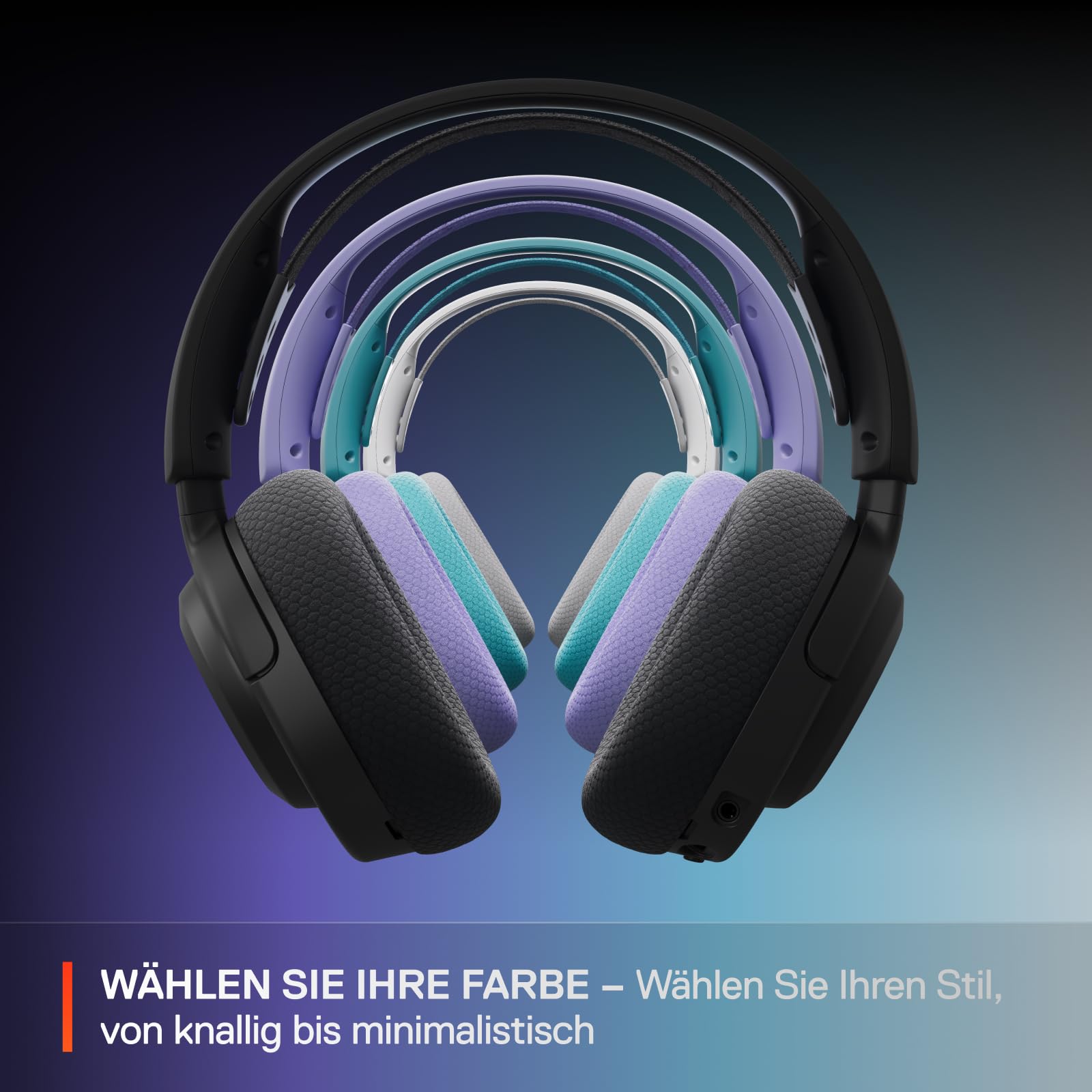 SteelSeries Arctis Nova 3X Wireless Gaming-Headset – App-Steuerung – 40 Std. Akku – Neodym-Magnet-Treiber – 2,4 GHz/Bluetooth – Abnehmbares Mikrofon – Xbox, PS5, PC, Switch, Mobilgeräte - Schwarz