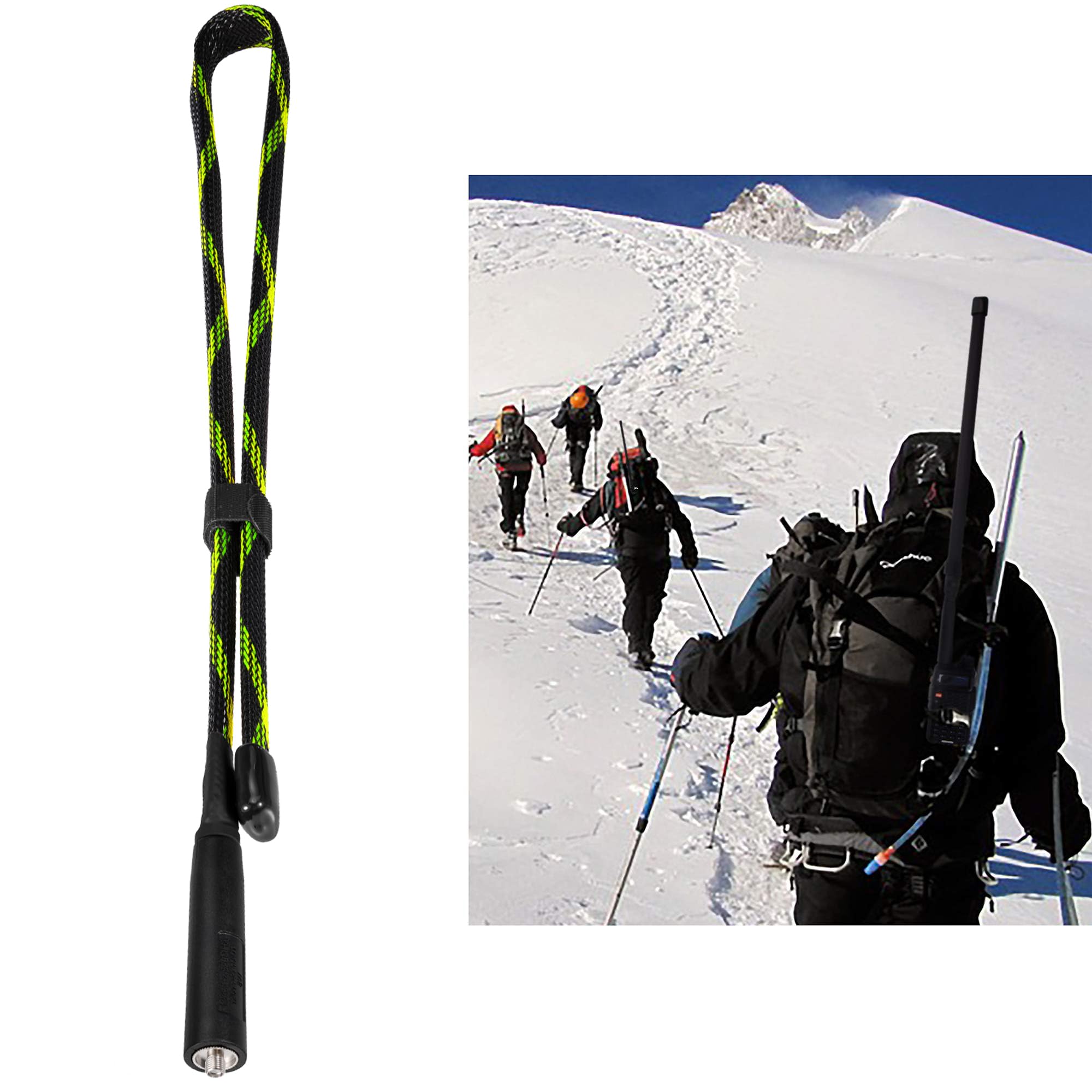 Bingfu Dual Band VHF UHF 136-520MHz 31.3 inch Foldable Camouflage CS Tactical SMA Female Ham Radio Antenna for BaoFeng UV-5R UV-82 BF-F8HP Wouxun HYT Handheld Two Way Radio Walkie Talkie