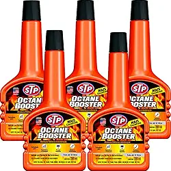Kit 5 Octane Booster Stp - Aditivo Tanque Combustível Gasolina Super Concentrado