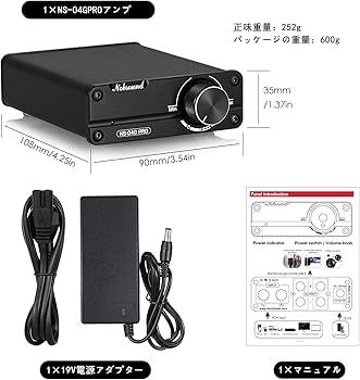 Amazon.co.jp: Douk Audio Nobsound NS-04G Mini デジタル パワー Amazon.co.jp: Douk Audio Nobsound NS-04G Mini デジタル パワー