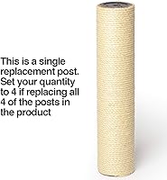 Vista 2 de PetFusion Poste de repuesto para percha de escalada para ventana de gato (1 de 3) para percha de ventana de gato