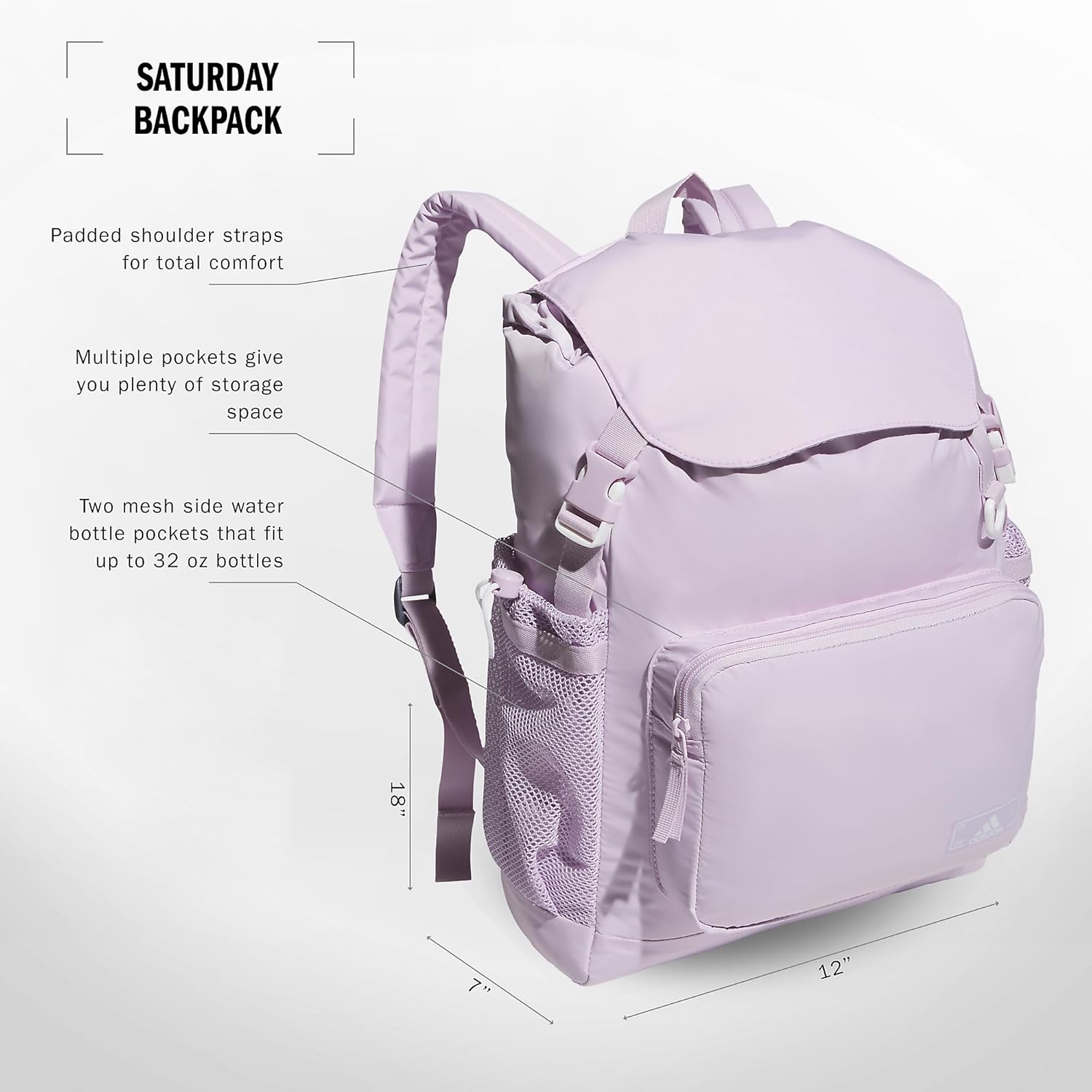 Saturday Sport Fashion Compact Small Size Backpack - Image 2