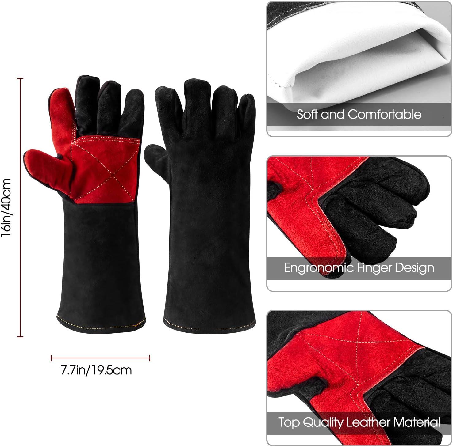 アニマルハンドリンググローブ 噛み付き防止 レザー 犬 猫 傷 鳥 ハヤブサ つかむ 爬虫類 リス ヘビ