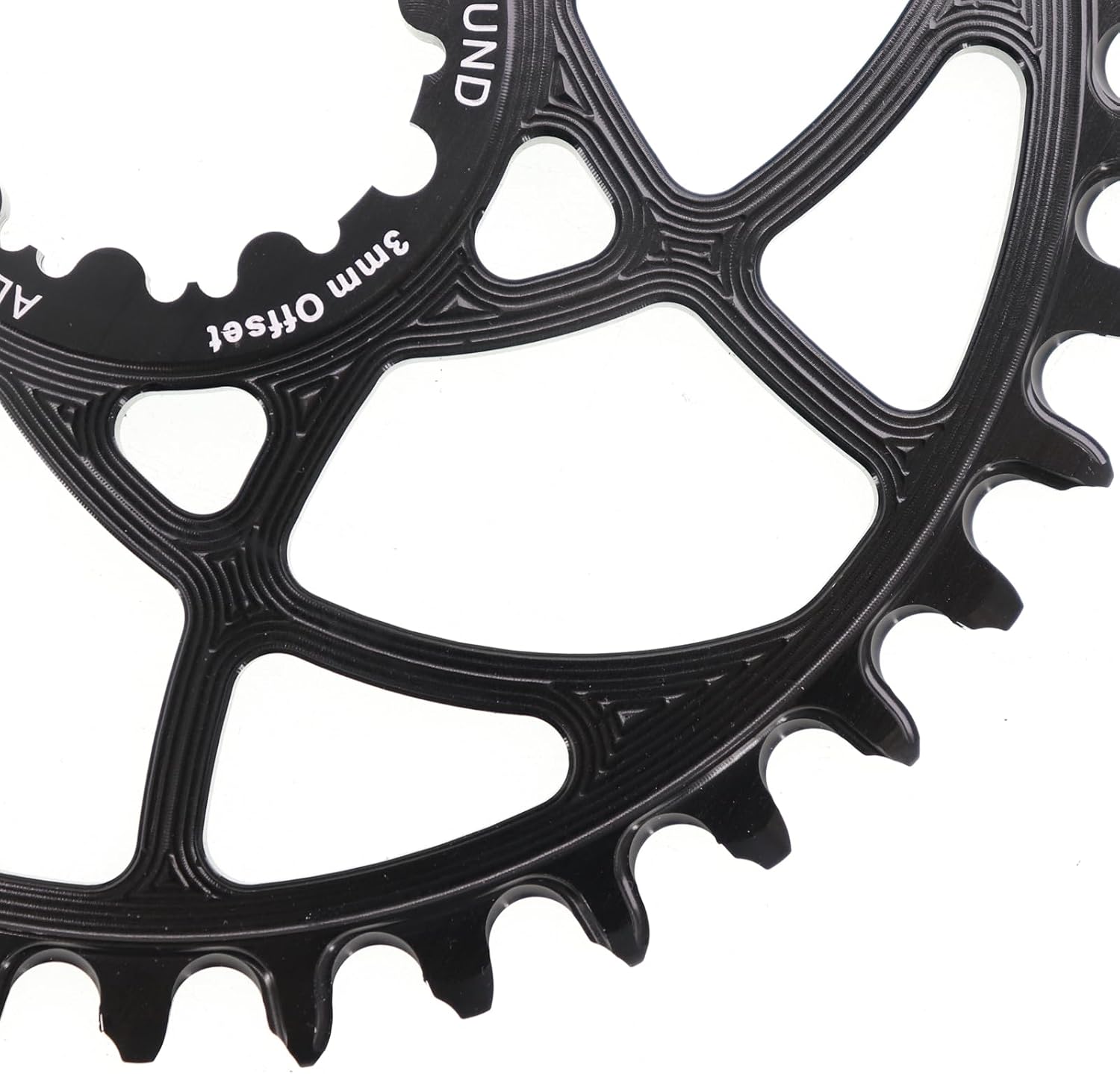 DJC Stone Bike Chainring 3mm Offset Round Direct Mount for Sram Boost 148 GXP X9 X0 XX1 X01 28t to 40T