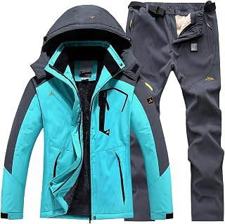 Skianzug Herren 2-teilig, winddicht Snowboard