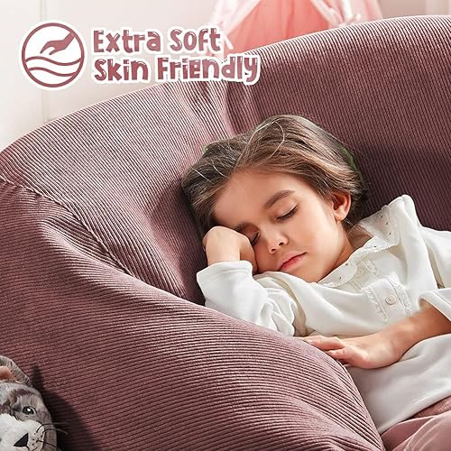 Miniatura 108 de Nobildonna - Funda para silla de puf (relleno sin relleno) de nido de pájaro para niños y adultos. Puf extra grande para almacenamiento de animales