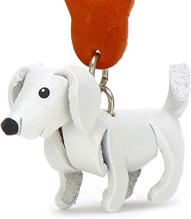 MONKIMAU Portachiavi in ​​Pelle Labrador Retriever Cane