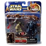 Star Wars Attack of The Clones Yoda Figure W&sol;Force Powers