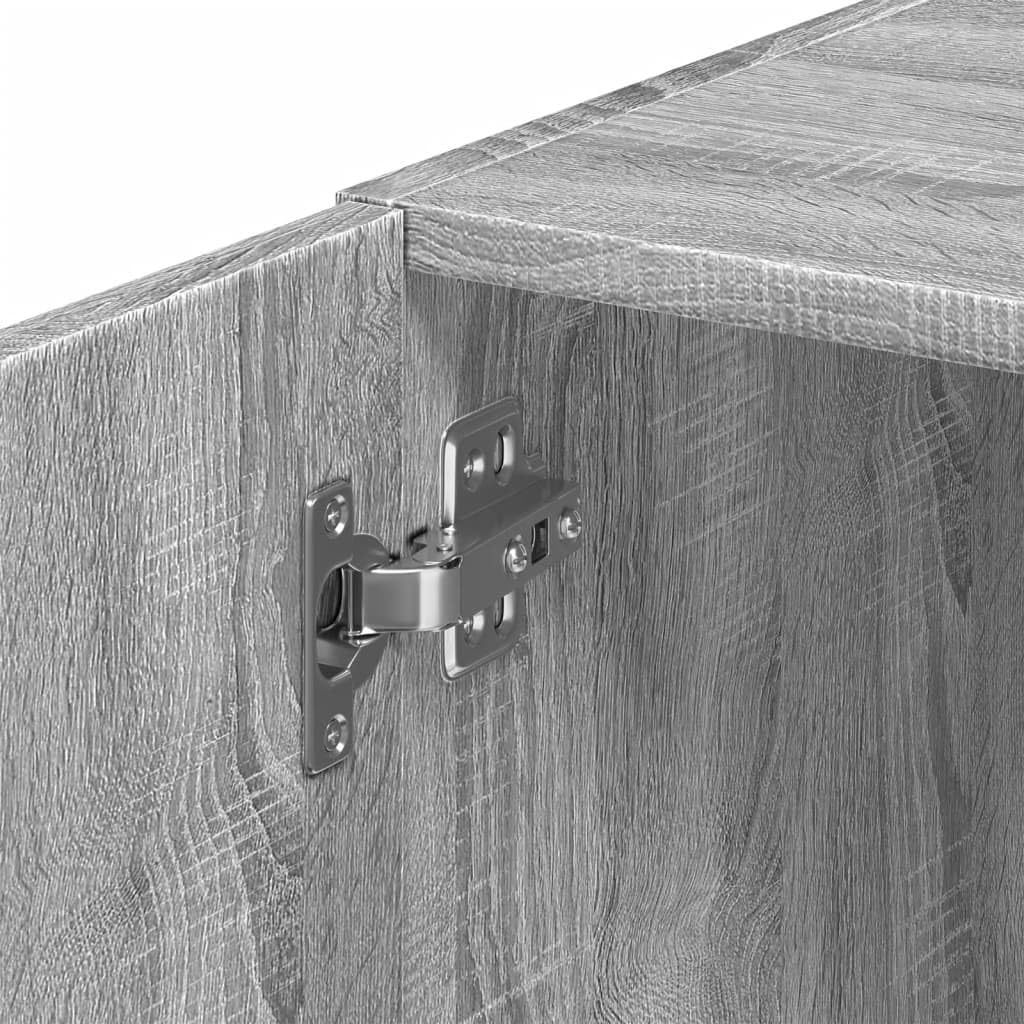Armadio da parete grigio Sonoma, 80 x 42,5 x 40 cm, in legno