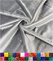 Vista 16 de Barcelonetta Tela de terciopelo elástico Lujo y suave Tela de terciopelo Rollo de 60 pulgadas de ancho 10% elastano Costura, ropa