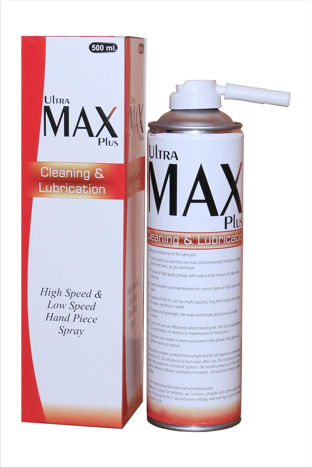 ULTRA MAX PLUS LUBRICATION SPRAY FOR DENTAL HANDPIECE OIL SPRAY