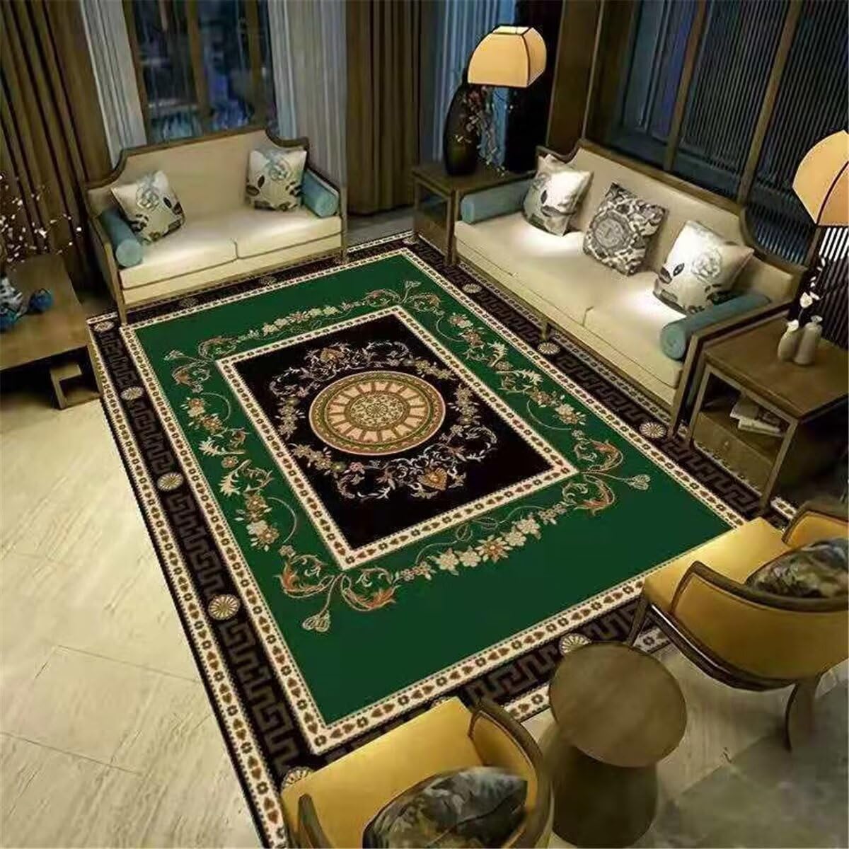 Tapis de bureau lavable 60x120 cm anti-glisse pour sol protégé