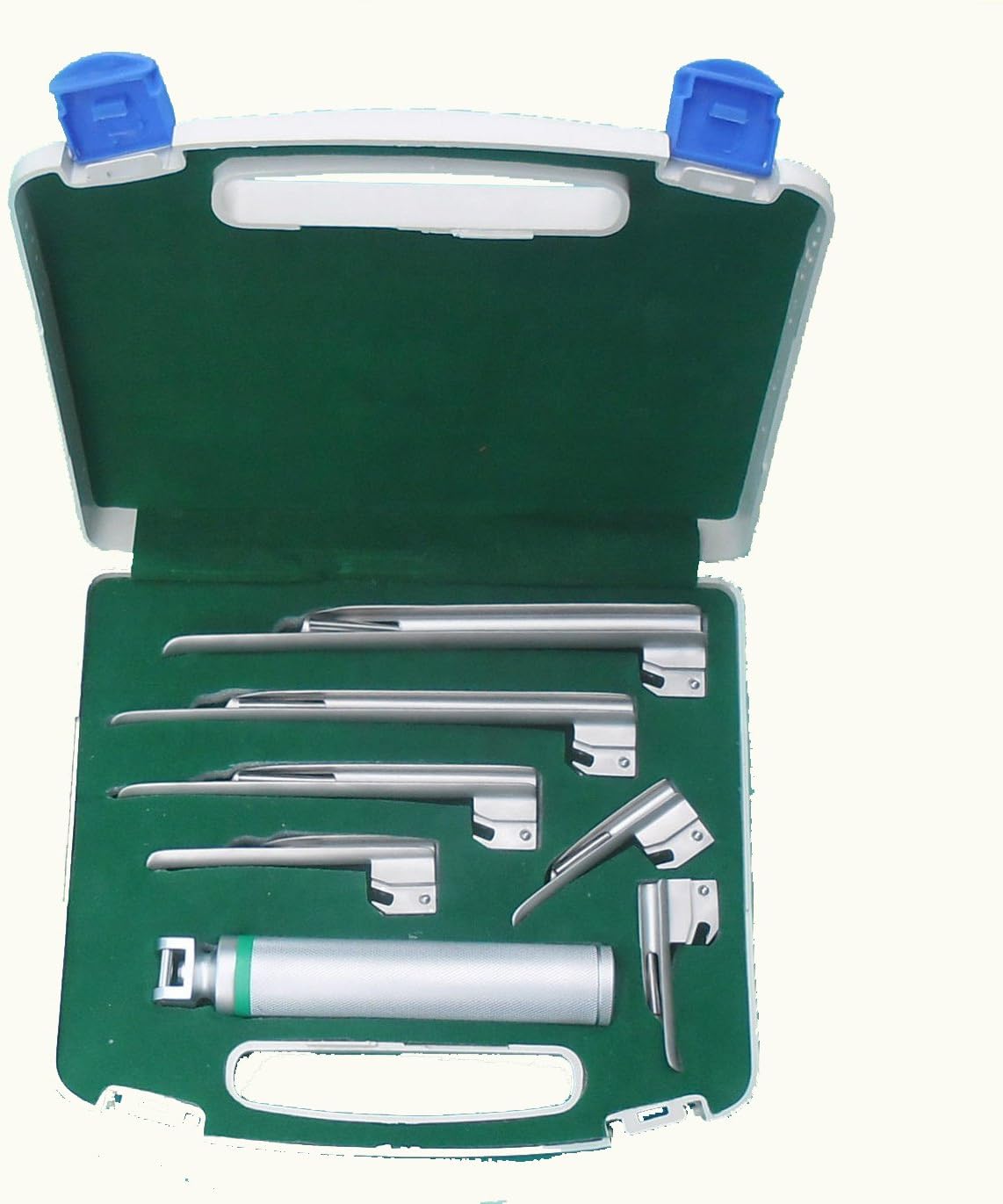 Fiberoptic Miller Laryngoscope Six Blade Set