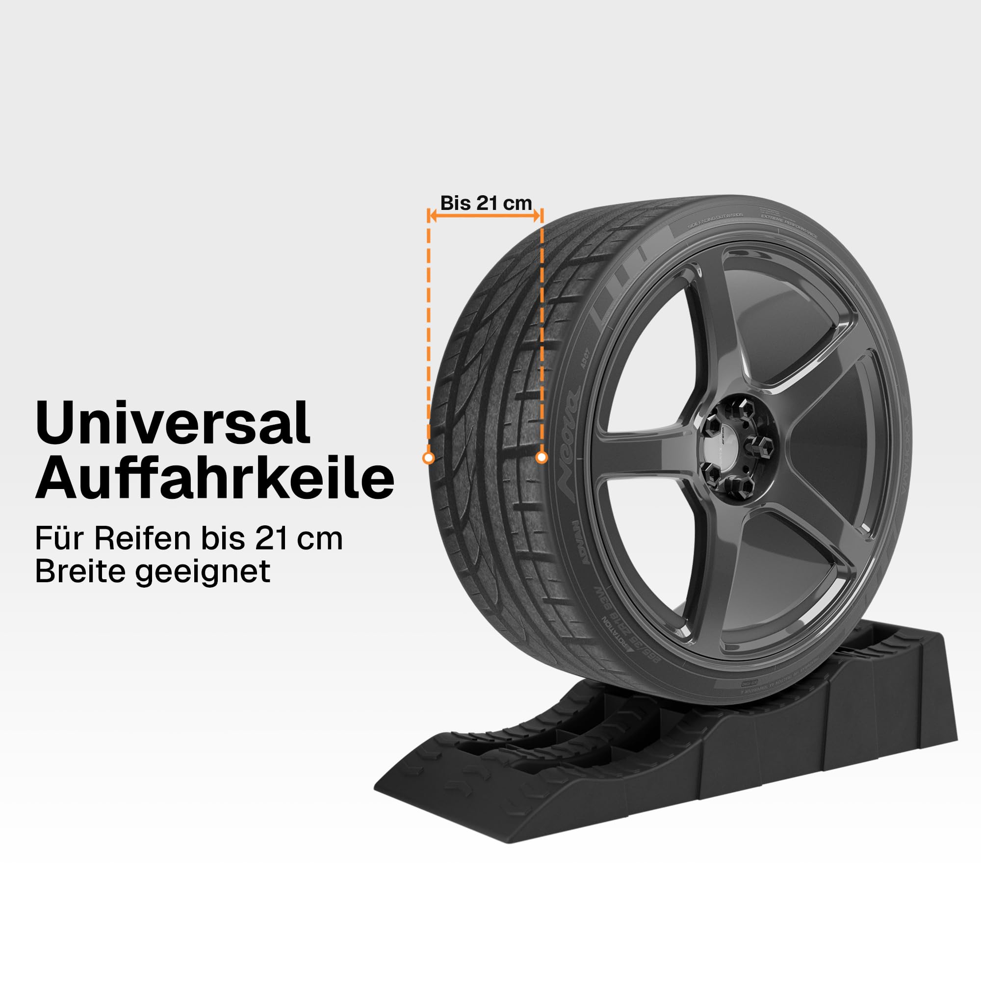 Cunei con gradini per roulotte e camper – Cunei antiscivolo in PP, capacità di carico 5000 kg, accessori da campeggio