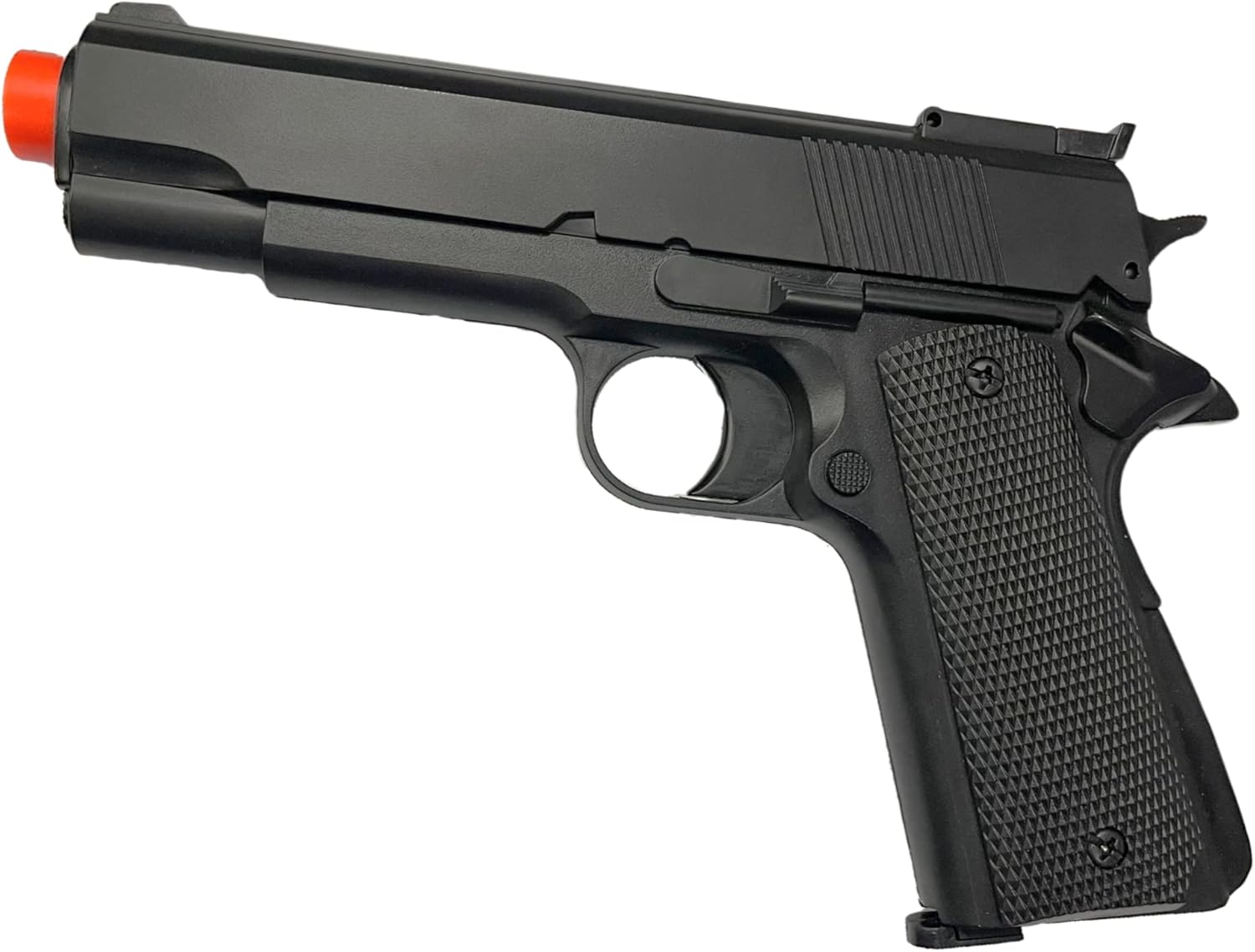 Airsoft Green Gas Powered 1911 Style Full Size Non-Blowback Pistol + Free 1000 Bio BBS